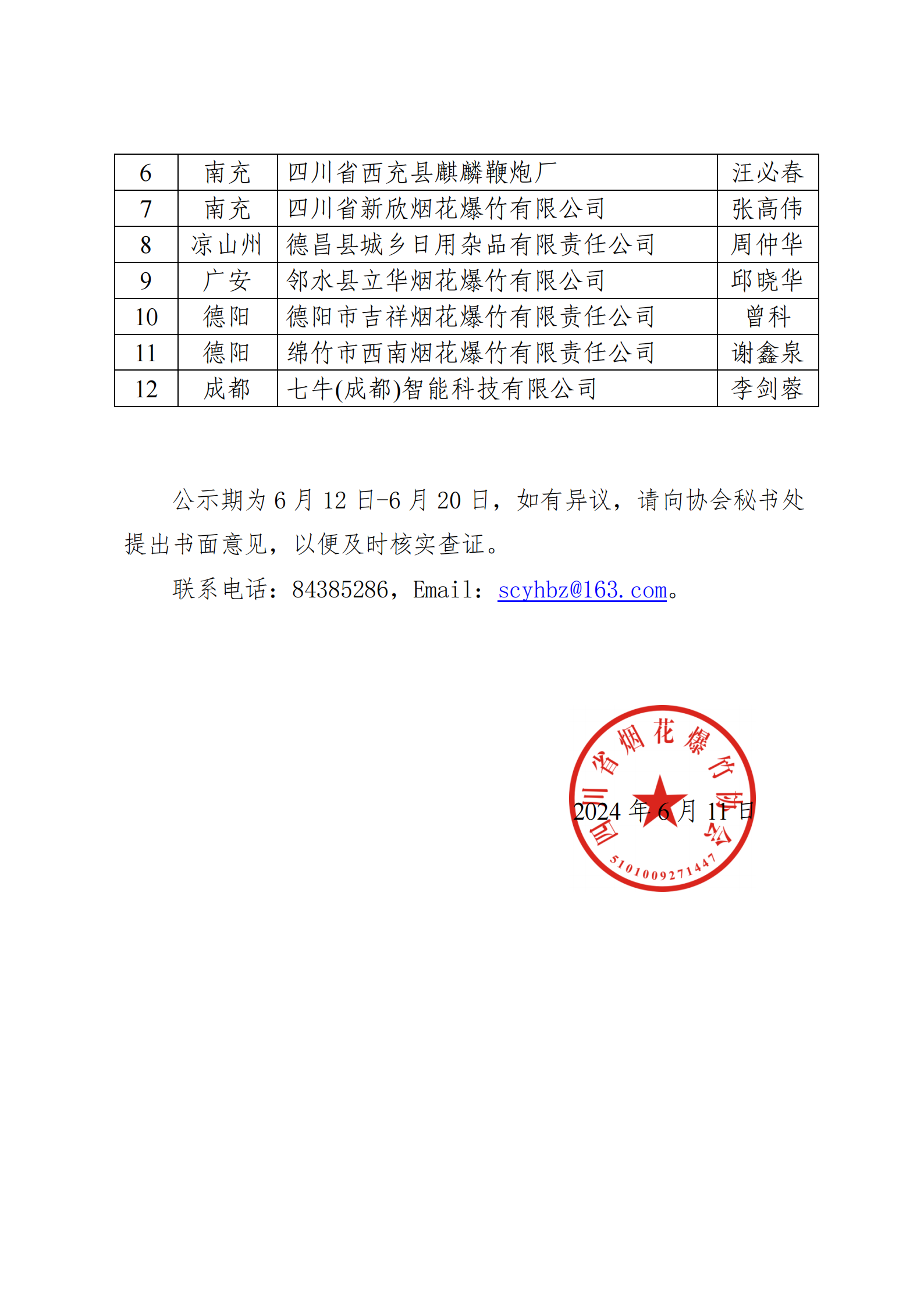 【2024】13号 关于增加第三届候选人人选的公示20240611_01